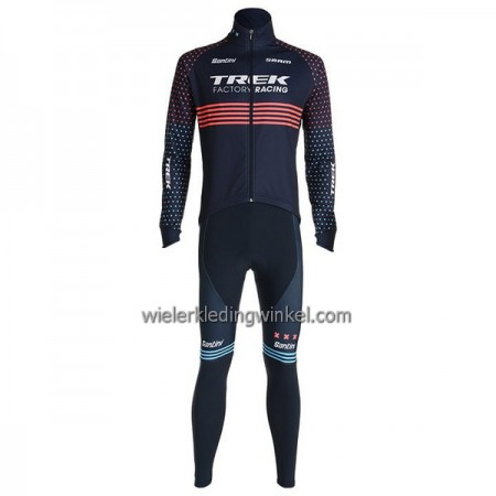 Set Fietsshirt Lange Mouw + Lange Koersbroek 2022 Trek Factory Racing CX